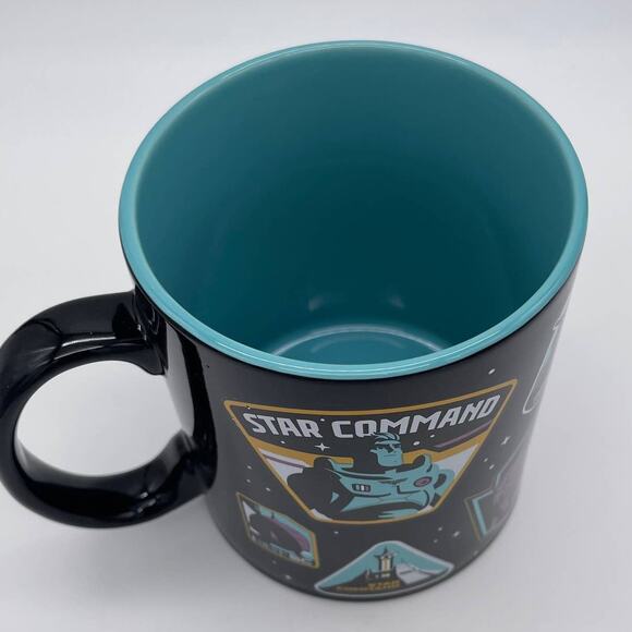 Disney Pixar Lightyear Badges Ceramic Mug | Large 20-Ounce Coffee Cup - Picture 5 of 5